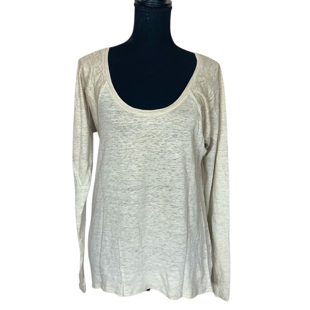 EUC Athleta Vintage Linen Long Sleeve Top (F-1)